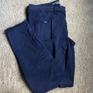AEO navy jeans